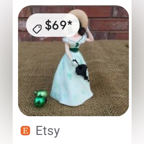 HALLMARK Scarlett O’Hara Gone With The Wind Vintage Christmas Tree Ornament 1998 - Picture 5 of 8